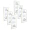 6 Pack: White Wooden 10" x 20" Float Frame, Alexandria by Studio Décor®